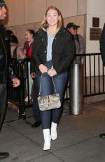 ISKRA LAWRENCE Leaves TRL Studios in New York 01/31/2018