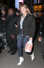 ISKRA LAWRENCE Leaves TRL Studios in New York 01/31/2018
