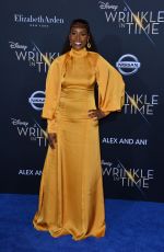 ISSA RAE at A Wrinkle in Time Premiere in Los Angeles 02/26/2018