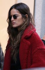 IZABEL GOULART Out and About in Milan 02/25/2018