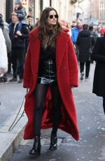 IZABEL GOULART Out and About in Milan 02/25/2018