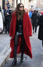 IZABEL GOULART Out and About in Milan 02/25/2018