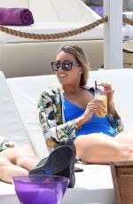 JADE JONES in Swimsuit at a Pool Party in Cape Verde 02/01/2018