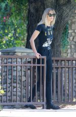 JAIME KING at a Park in Beverly Hills 02/04/2018