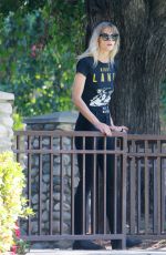 JAIME KING at a Park in Beverly Hills 02/04/2018