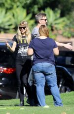 JAIME KING at a Park in Beverly Hills 02/04/2018