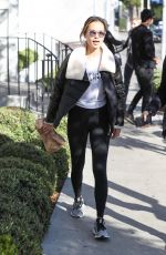 JAMIE CHUNG at Gracias Madre in West Hollywood 02/22/2018