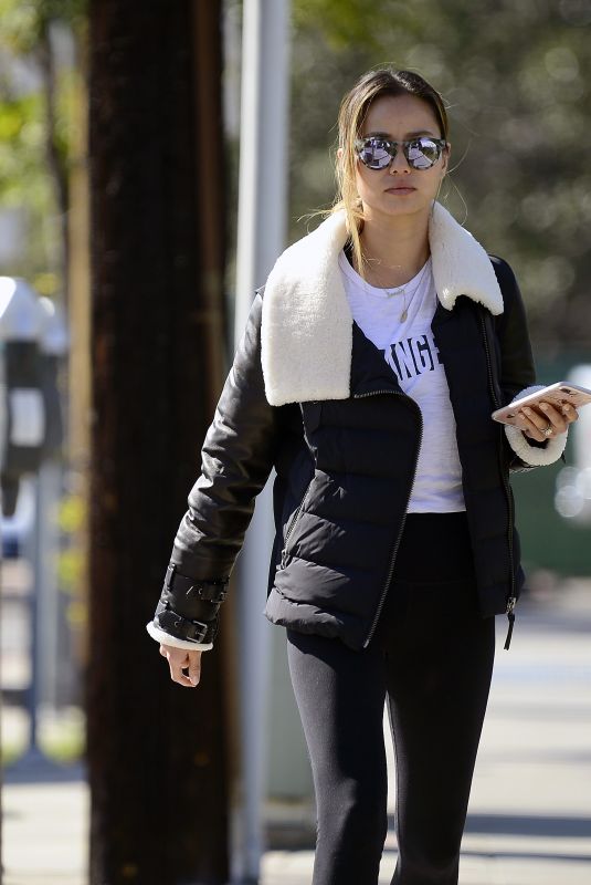 JAMIE CHUNG Out and About in West Hollywood 02/25/2018