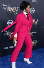 JANELLE MONAE at A Wrinkle in Time Premiere in Los Angeles 02/26/2018