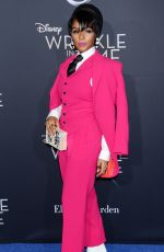 JANELLE MONAE at A Wrinkle in Time Premiere in Los Angeles 02/26/2018