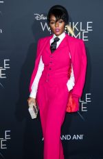 JANELLE MONAE at A Wrinkle in Time Premiere in Los Angeles 02/26/2018