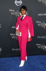 JANELLE MONAE at A Wrinkle in Time Premiere in Los Angeles 02/26/2018