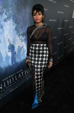 JANELLE MONAE at Annihilation Premiere in Los Angeles 02/13/2018