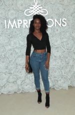 JASMINE RENEE THOMAS at Gretchen Christine x Impressions Vanity PopUpParty in West Hollywood 02/10/2018
