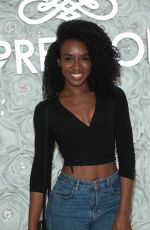 JASMINE RENEE THOMAS at Gretchen Christine x Impressions Vanity PopUpParty in West Hollywood 02/10/2018