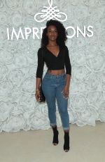 JASMINE RENEE THOMAS at Gretchen Christine x Impressions Vanity PopUpParty in West Hollywood 02/10/2018