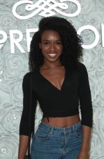 JASMINE RENEE THOMAS at Gretchen Christine x Impressions Vanity PopUpParty in West Hollywood 02/10/2018