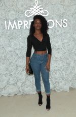 JASMINE RENEE THOMAS at Gretchen Christine x Impressions Vanity PopUpParty in West Hollywood 02/10/2018