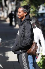 JASMINE TOOKES at Ovy Restaurant in West Hollywood 02/26/2018
