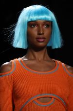 JASMINE TOOKES on the Runway of Jeremy Scott Fashion Show in New York 02/08/2018