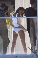 JASMINE TOOKES, ROMEE STRIJD and TAYLOR HILL on the Set of a Photoshoot in Miami 02/16/2018