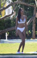 JASMINE TOOKES, ROMEE STRIJD and TAYLOR HILL on the Set of a Photoshoot in Miami 02/16/2018