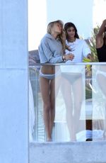 JASMINE TOOKES, ROMEE STRIJD and TAYLOR HILL on the Set of a Photoshoot in Miami 02/16/2018