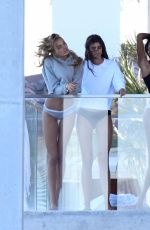 JASMINE TOOKES, ROMEE STRIJD and TAYLOR HILL on the Set of a Photoshoot in Miami 02/16/2018