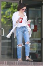 JENNA DEWAN in Ripped Jeans Out in Beverly Hills 02/19/2018