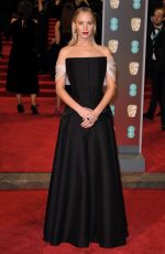JENNIFER LAWRENCE at BAFTA Film Awards 2018 in London 02/18/2018