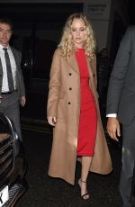 JENNIFER LAWRENCE at Red Sparrow Premiere After-party in London 02/19/2018