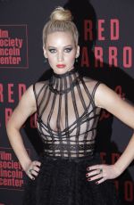 JENNIFER LAWRENCE at Red Sparrow Premiere in New York 02/26/2018