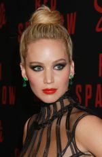 JENNIFER LAWRENCE at Red Sparrow Premiere in New York 02/26/2018