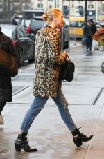 JENNIFER LAWRENCE in Ripped Jeans Out in New York 02/23/2018