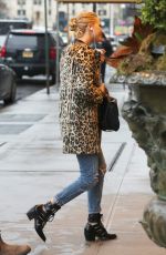 JENNIFER LAWRENCE in Ripped Jeans Out in New York 02/23/2018