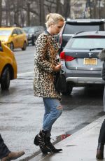 JENNIFER LAWRENCE in Ripped Jeans Out in New York 02/23/2018