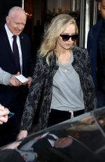 JENNIFER LAWRENCE Leaves Claridges Hotel in London 02/22/2018