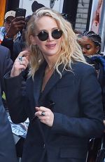 JENNIFER LAWRENCE Leaves Ed Sullivan Theater in New York 02/26/2018