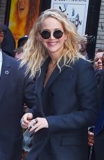 JENNIFER LAWRENCE Leaves Ed Sullivan Theater in New York 02/26/2018