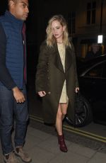 JENNIFER LAWRENCE Night Out in London 02/17/2018