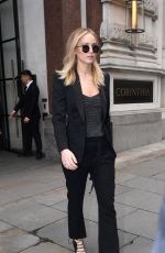 JENNIFER LAWRENCE Out and About in London 02/20/2018