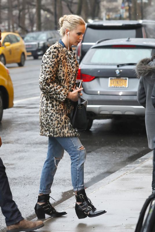 JENNIFER LAWRENCE Out and About in New York 02/23/2018
