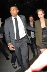 JENNIFER LAWRENCE Out for Dinner in Washington 02/15/2018
