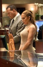 JENNIFER LOPEZ and Alex Rodriguez Shopping for Jewelry in Miami 02/14/2018