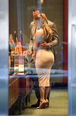 JENNIFER LOPEZ and Alex Rodriguez Shopping for Jewelry in Miami 02/14/2018