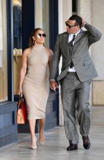 JENNIFER LOPEZ and Alex Rodriguez Shopping for Jewelry in Miami 02/14/2018
