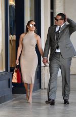 JENNIFER LOPEZ and Alex Rodriguez Shopping for Jewelry in Miami 02/14/2018