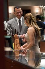 JENNIFER LOPEZ and Alex Rodriguez Shopping for Jewelry in Miami 02/14/2018
