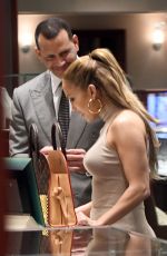 JENNIFER LOPEZ and Alex Rodriguez Shopping for Jewelry in Miami 02/14/2018