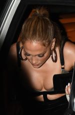 JENNIFER LOPEZ Out for Dinner at Casa Tua in Miami 02/14/2018